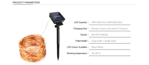 LED Outdoor Solar Lamp