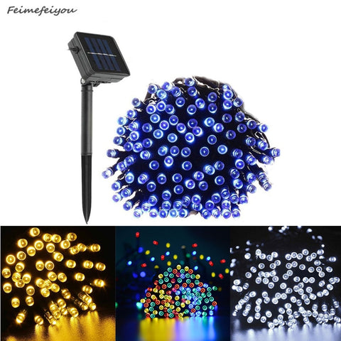 22 M 200LED Solar Fairy Lights String Waterproof