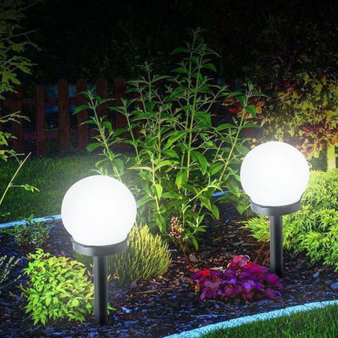 Led Solar Bulb Lamp Energy Powered Waterproof Outdoor Garden