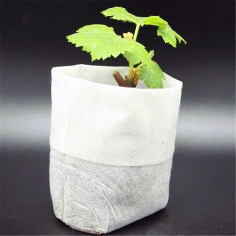100Pcs 8*10cm/9*10cm non-woven fabric seeding nursery bags