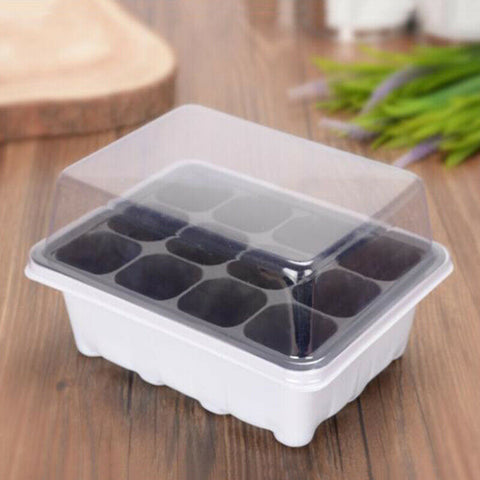 12 Grids Plastic Nursery Pots Planting Seed