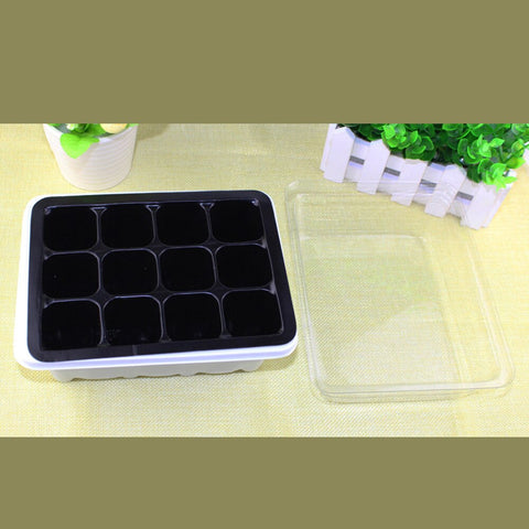 12 Grids Plastic Nursery Pots Planting Seed