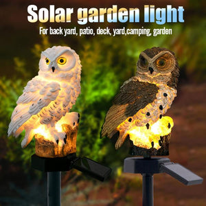 Owl Solar Light Solar LED Panel Owl Waterproof