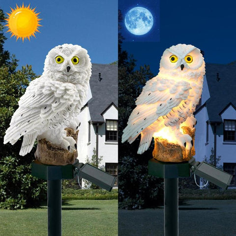 Owl Solar Light Solar LED Panel Owl Waterproof