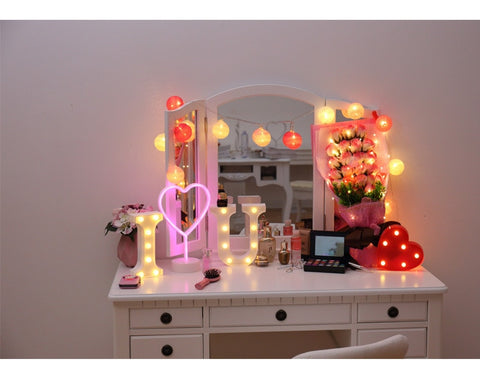 Alphabet Letter LED Lamp Decoration Night Light