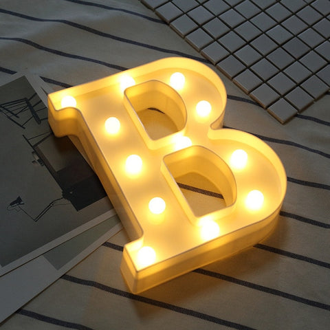 Luminous LED Letter Night Light Creative