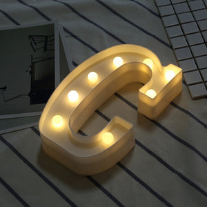 Luminous LED Letter Night Light Creative