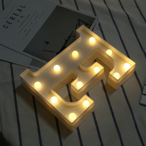 Luminous LED Letter Night Light Creative