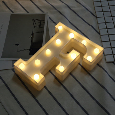 Luminous LED Letter Night Light Creative