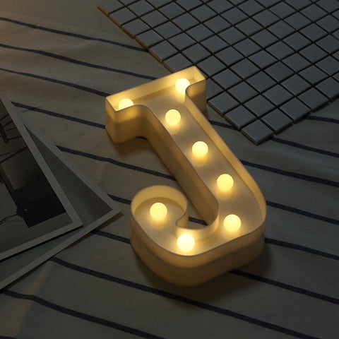 Luminous LED Letter Night Light Creative