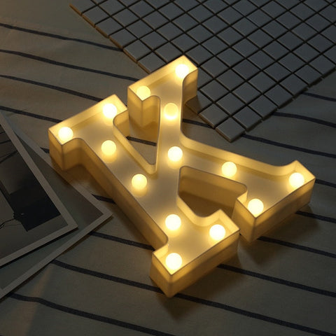 Luminous LED Letter Night Light Creative