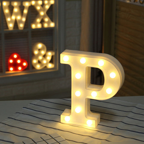 Luminous LED Letter Night Light Creative