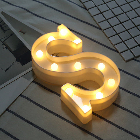 Luminous LED Letter Night Light Creative