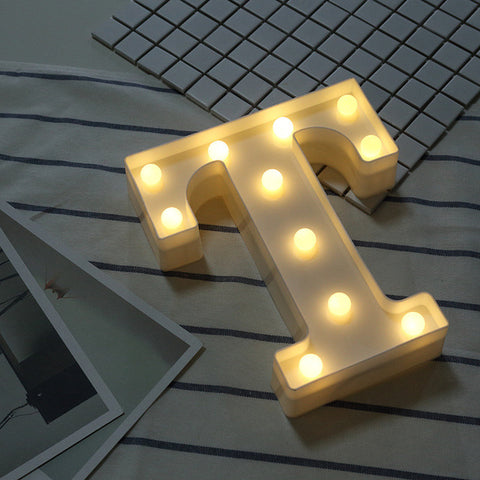 Luminous LED Letter Night Light Creative