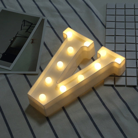 Luminous LED Letter Night Light Creative