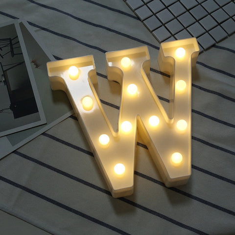 Luminous LED Letter Night Light Creative