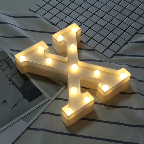 Luminous LED Letter Night Light Creative