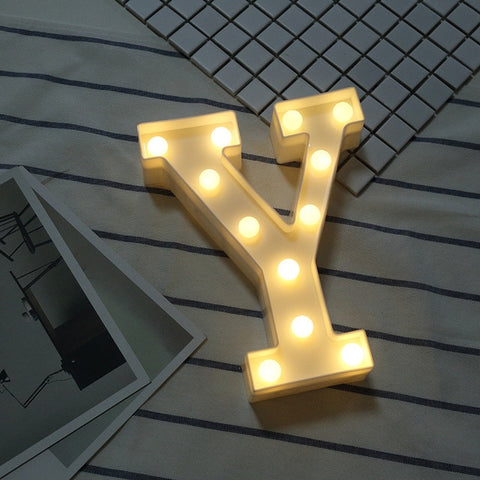 Luminous LED Letter Night Light Creative