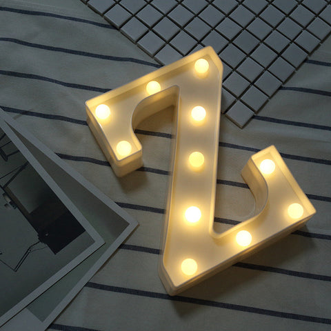 Luminous LED Letter Night Light Creative