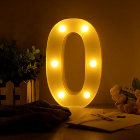 Luminous LED Letter Night Light Creative