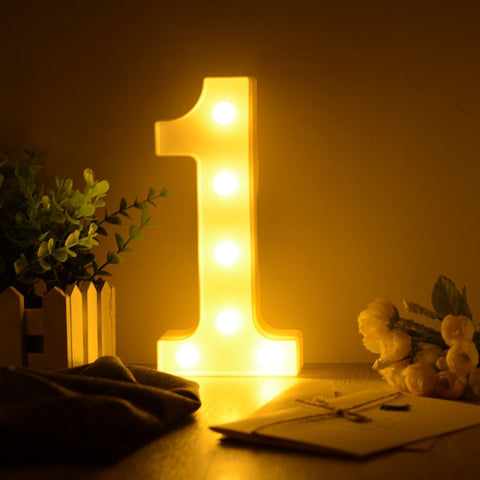 Luminous LED Letter Night Light Creative