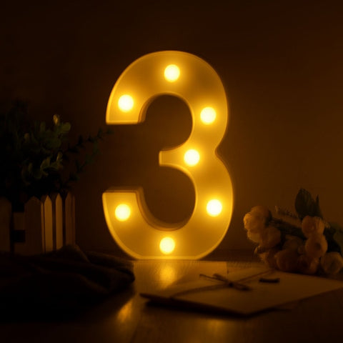 Luminous LED Letter Night Light Creative