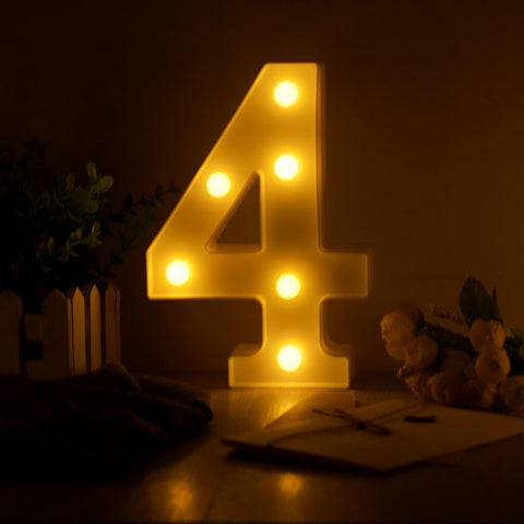 Luminous LED Letter Night Light Creative