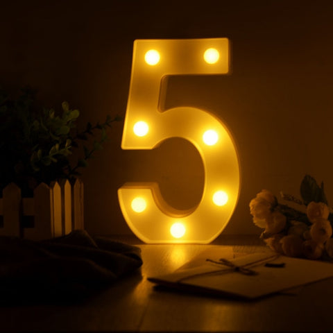 Luminous LED Letter Night Light Creative