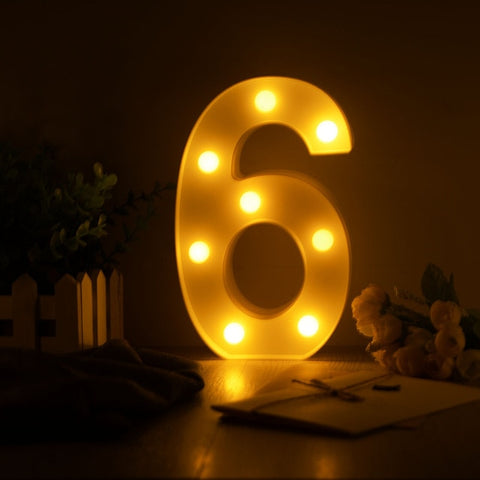 Luminous LED Letter Night Light Creative