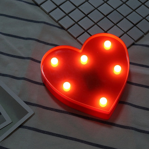 Luminous LED Letter Night Light Creative